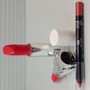 Dior Rouge Lipstick Refill #520 Feel Good & Lipliner #520